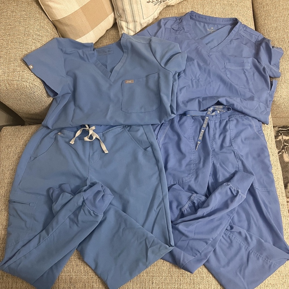 COPY - Figs and med couture scrub set of 4 pieces